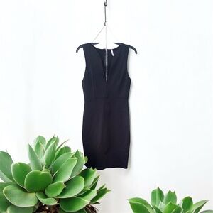 Cefian Sleeveless Black Mini Dress